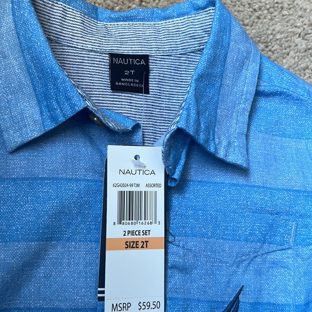 Toddler Button Down Set - Picture 2 of 7